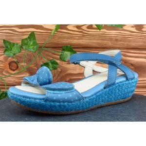 Clarks Youth Girls Shoes Size 1 M Blue Ankle Synthetic